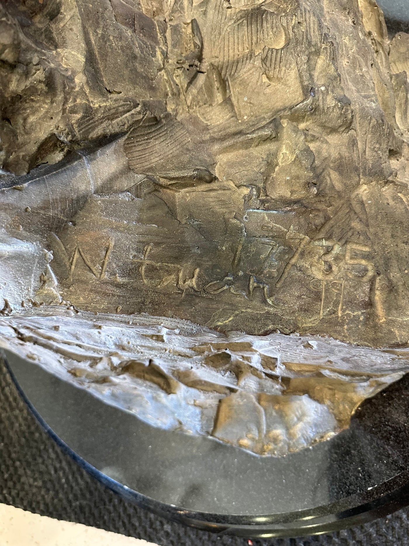 Tuan romantic harmony Signed Sculpture