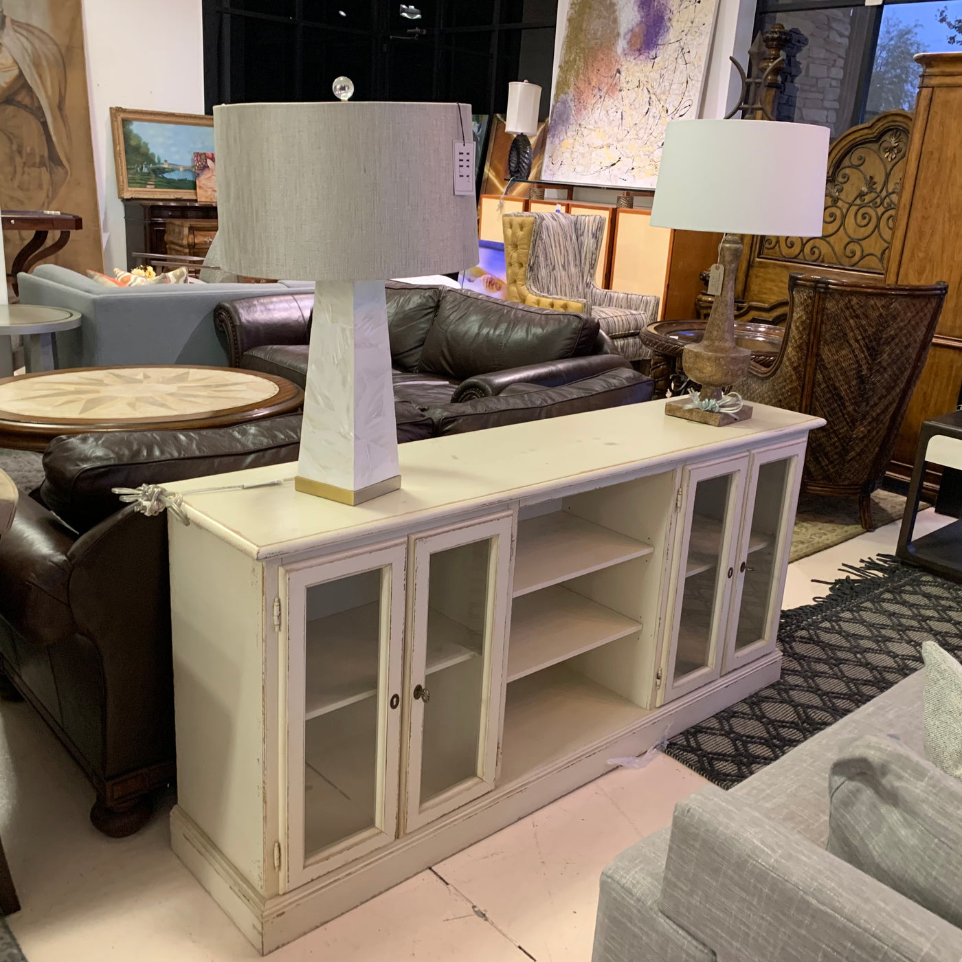 Farmhouse Media Cabinet