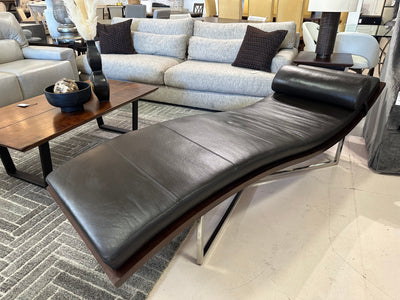 Domicile Decca Chaise Leather Lounge