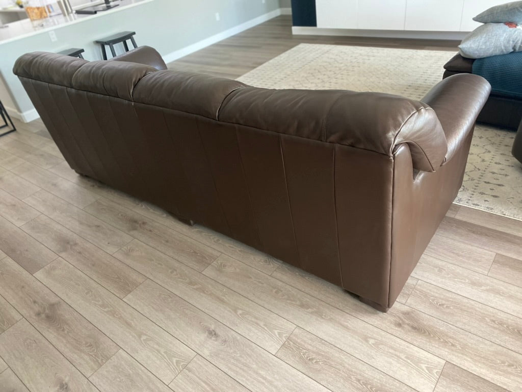 Arizona Leather Custom Catera Sofa & Ottoman