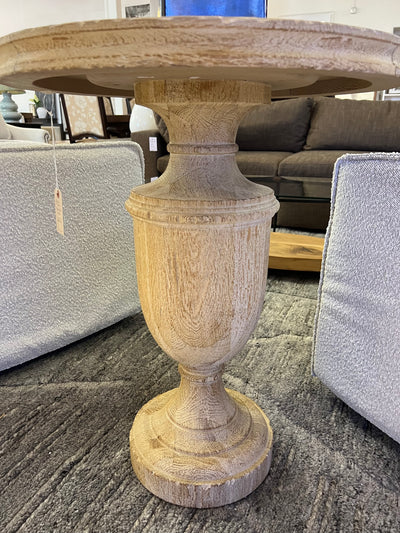 Century Furniture Washed Oak Pedestal Table