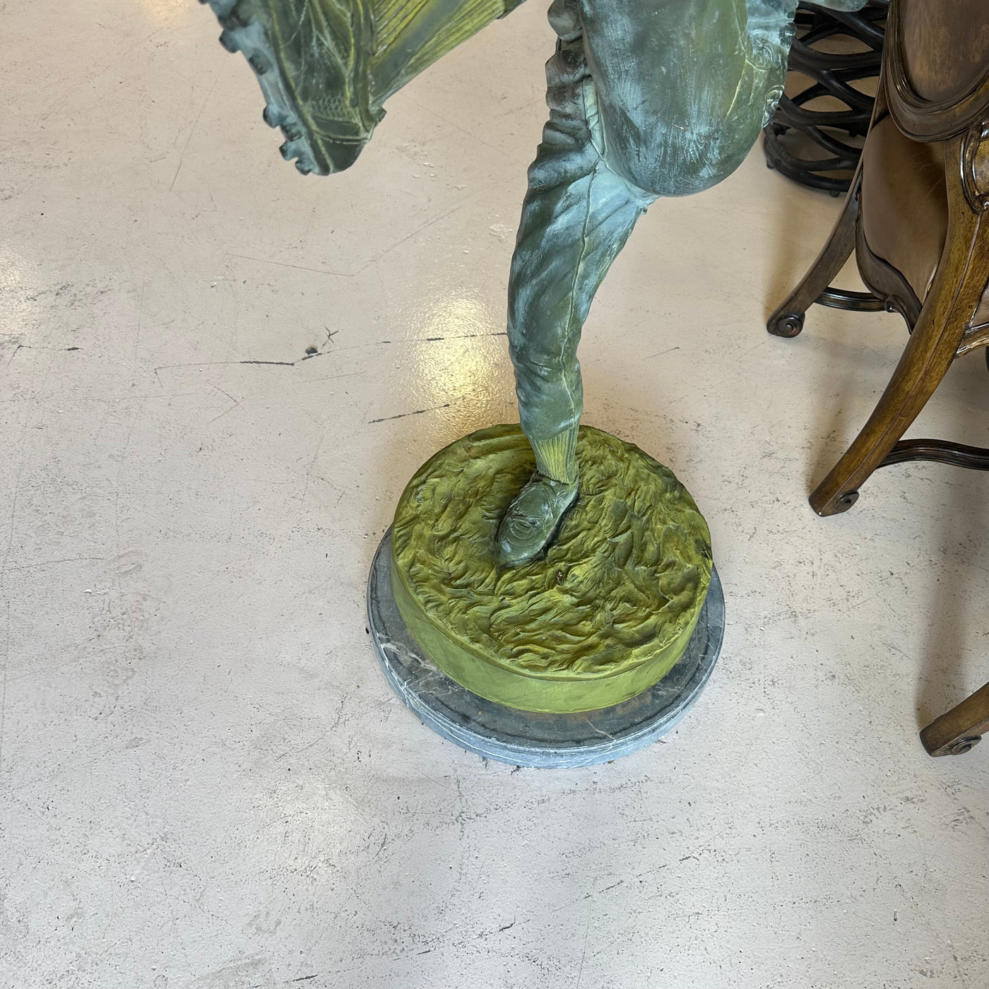 Jim Davidson bronze Pitcher Sculpture