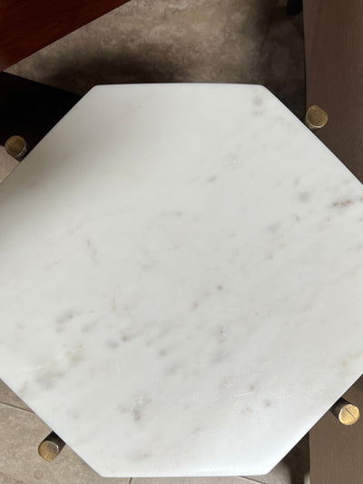 Contemporary Marble End Table