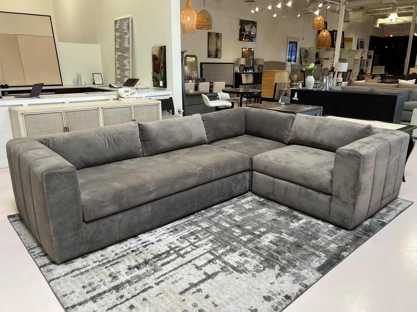 Z Gallerie Morgan Three Piece Sectional