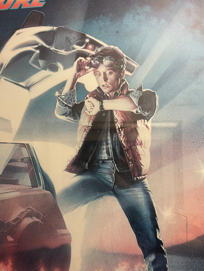Back to the Future 1985 Original Movie Poster
