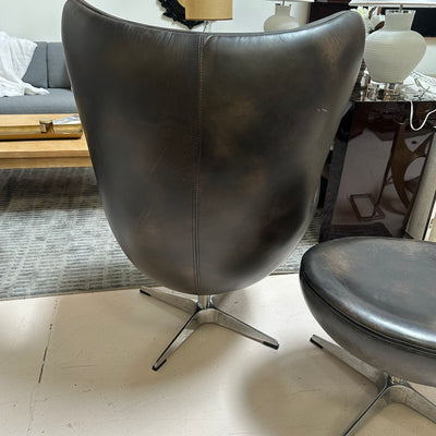 Restoration Hardware Copenhagen Chair and Ottoman