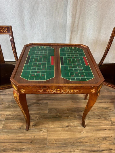 Italian Marquetry Gaming Table