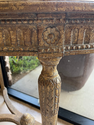 Louis XVI Demilune Console Table - 2 Available