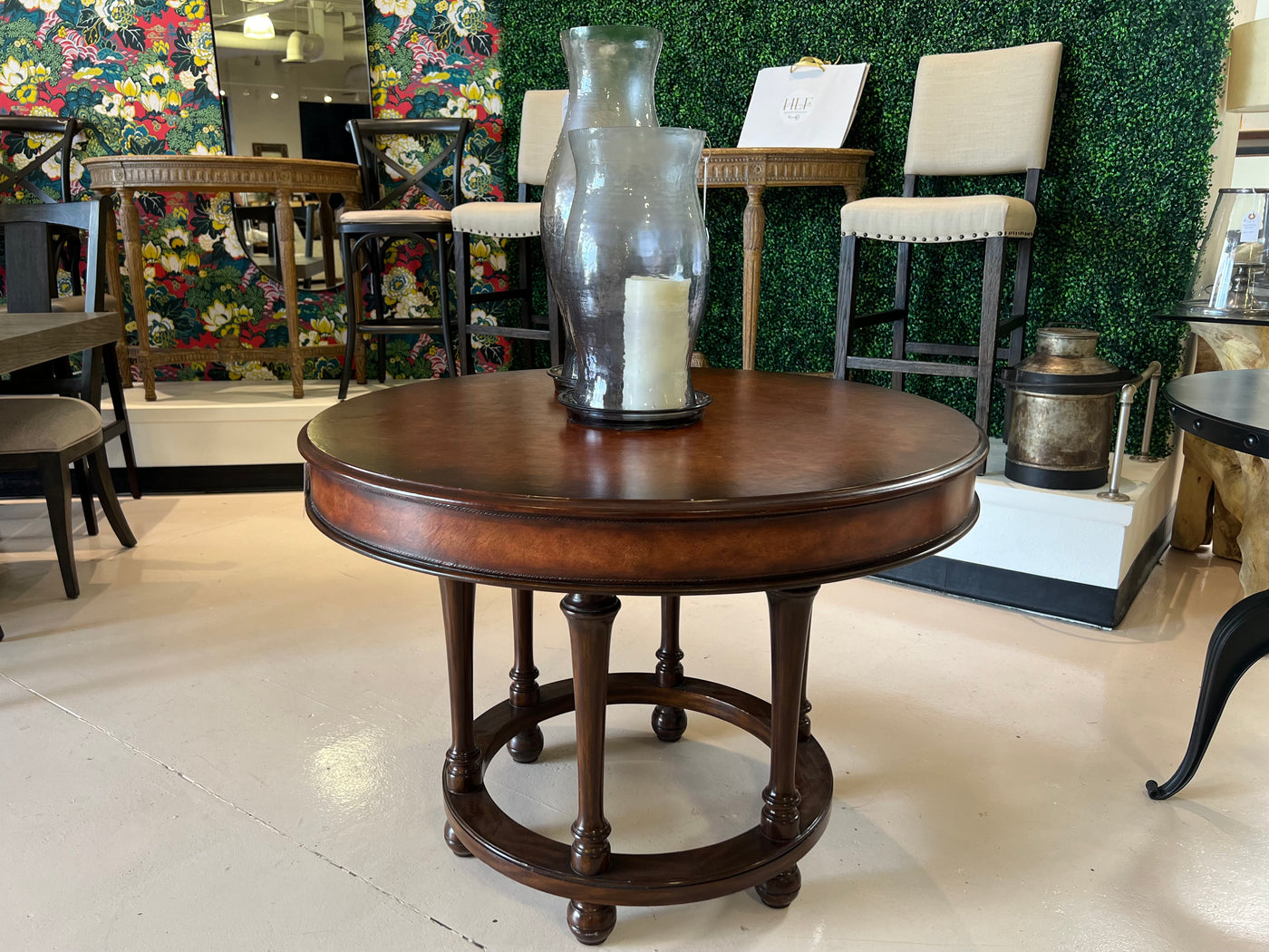 Ralph Lauren Leather Top Centre Table