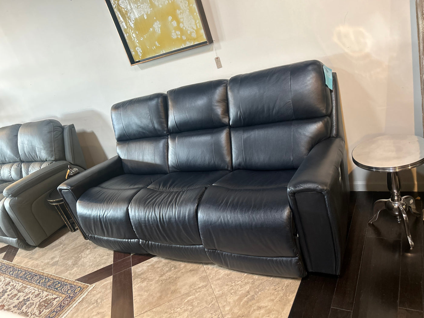 New LazyBoy Apollo Leather Reclining Sofa