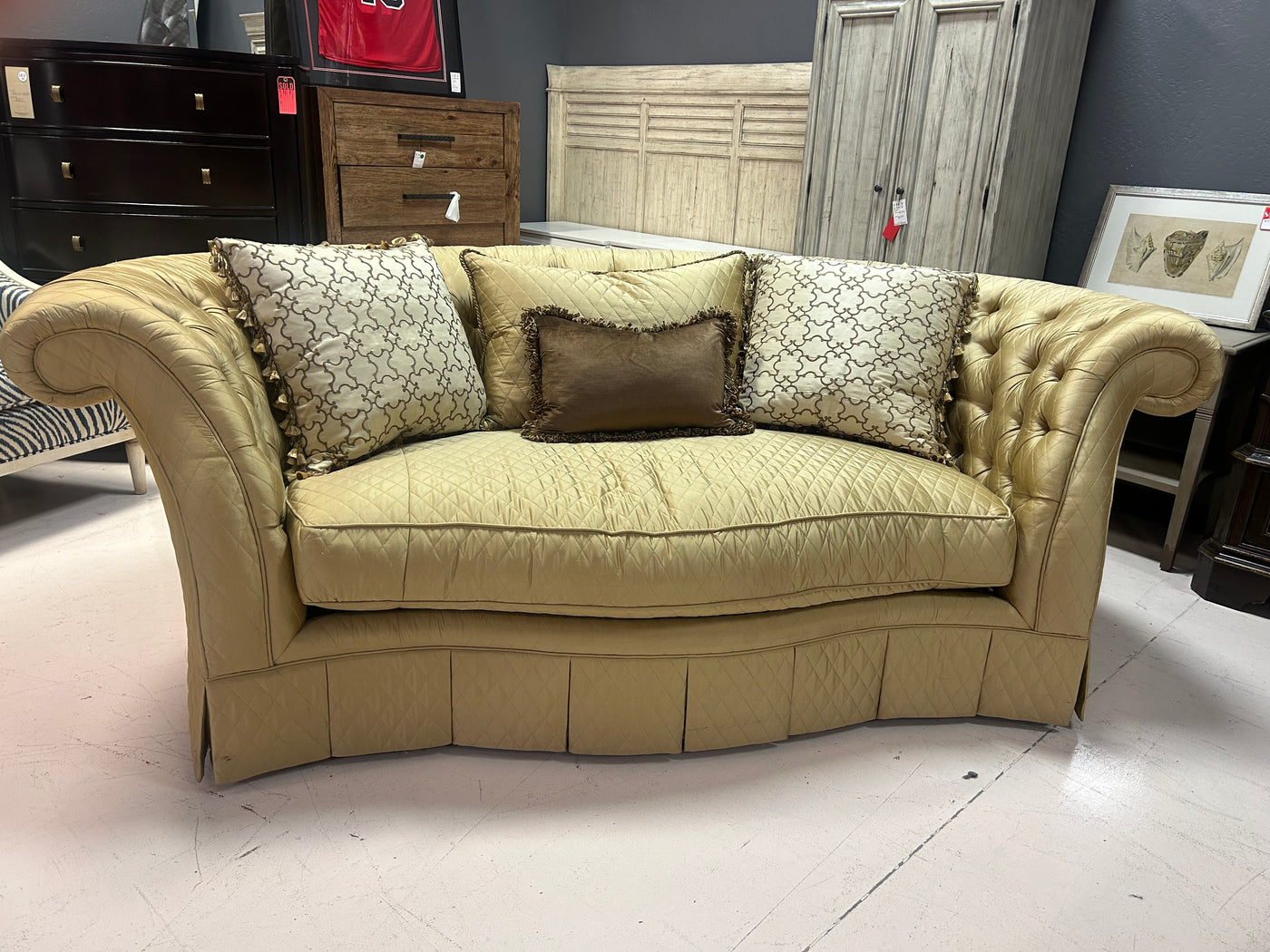 Custom Tufted Sofa