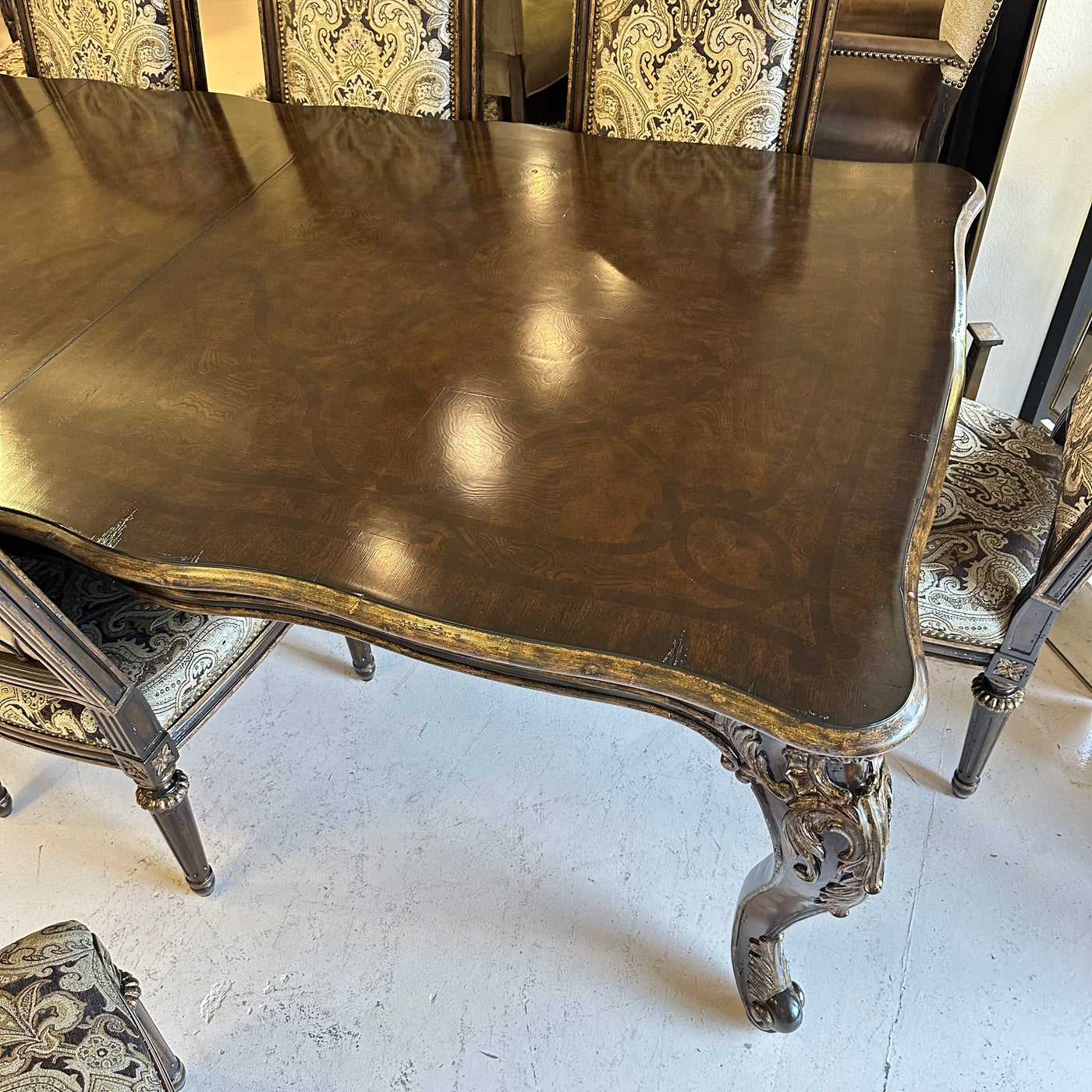 Marge Carson Trianon Court Dining Table & Chairs Set
