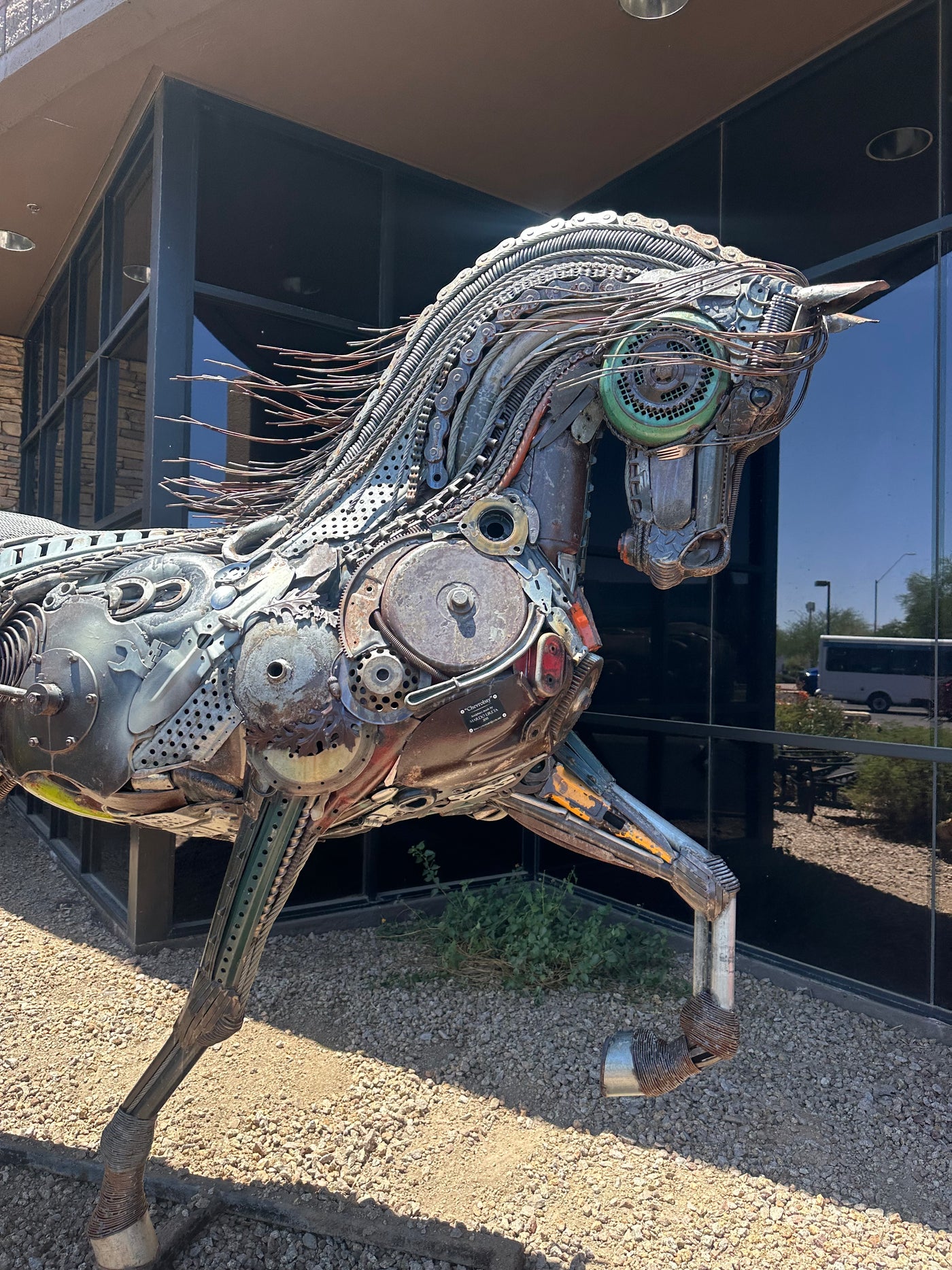 Innovation Sculpture Arabian Metal horse