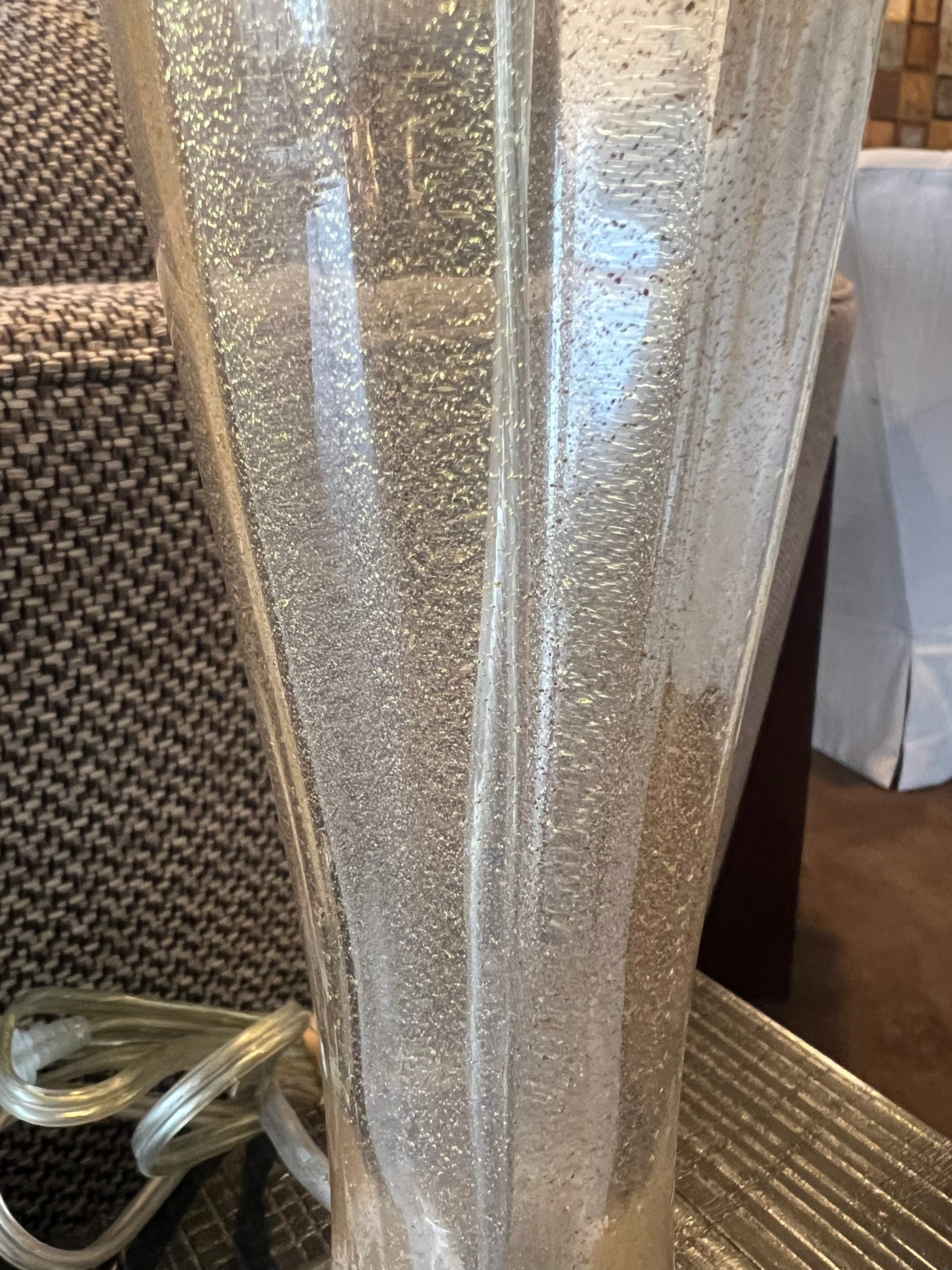 Baker Furniture Italian Murano Glass Table Lamp