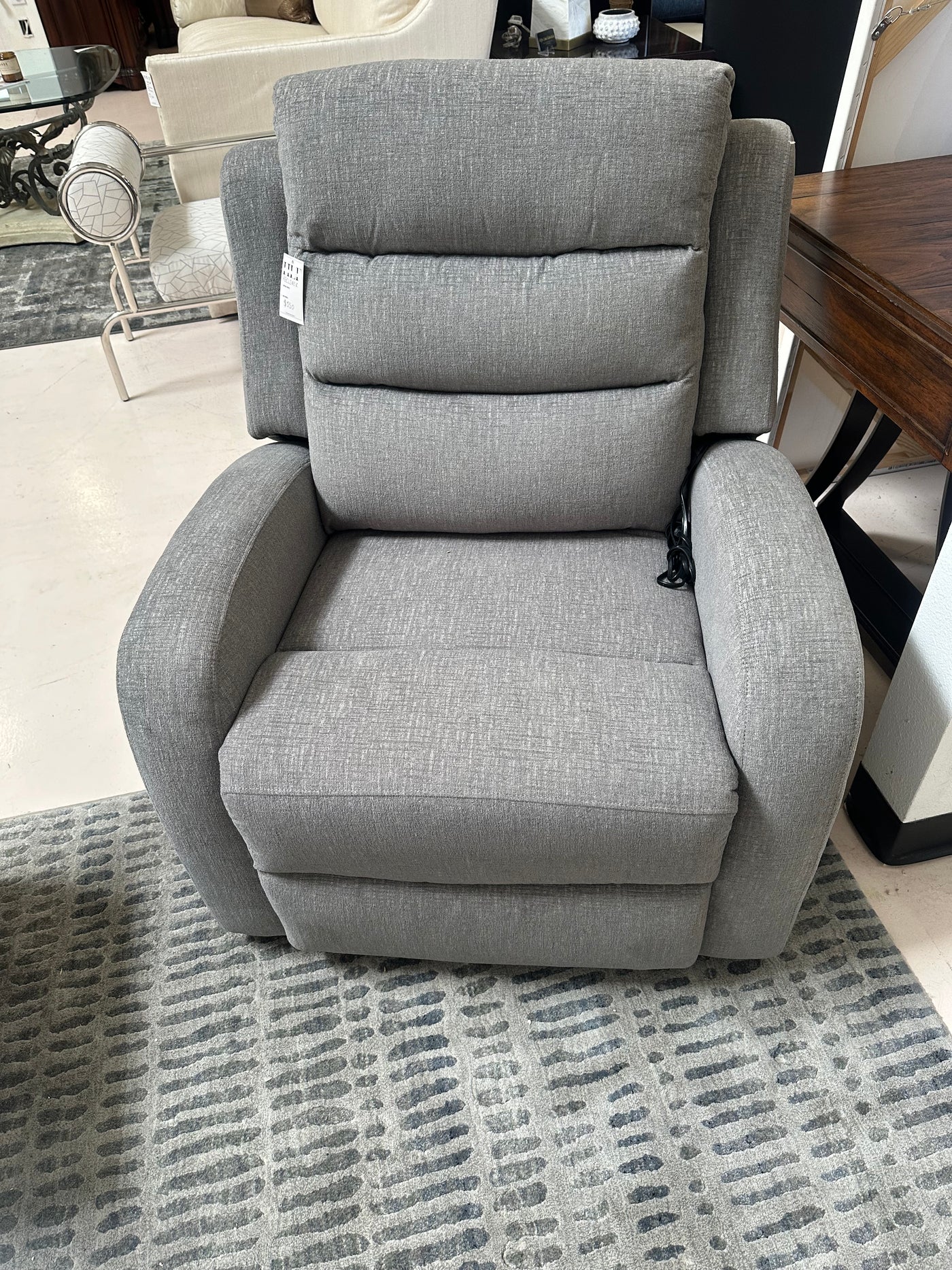 Gray Recliner Accent Chair