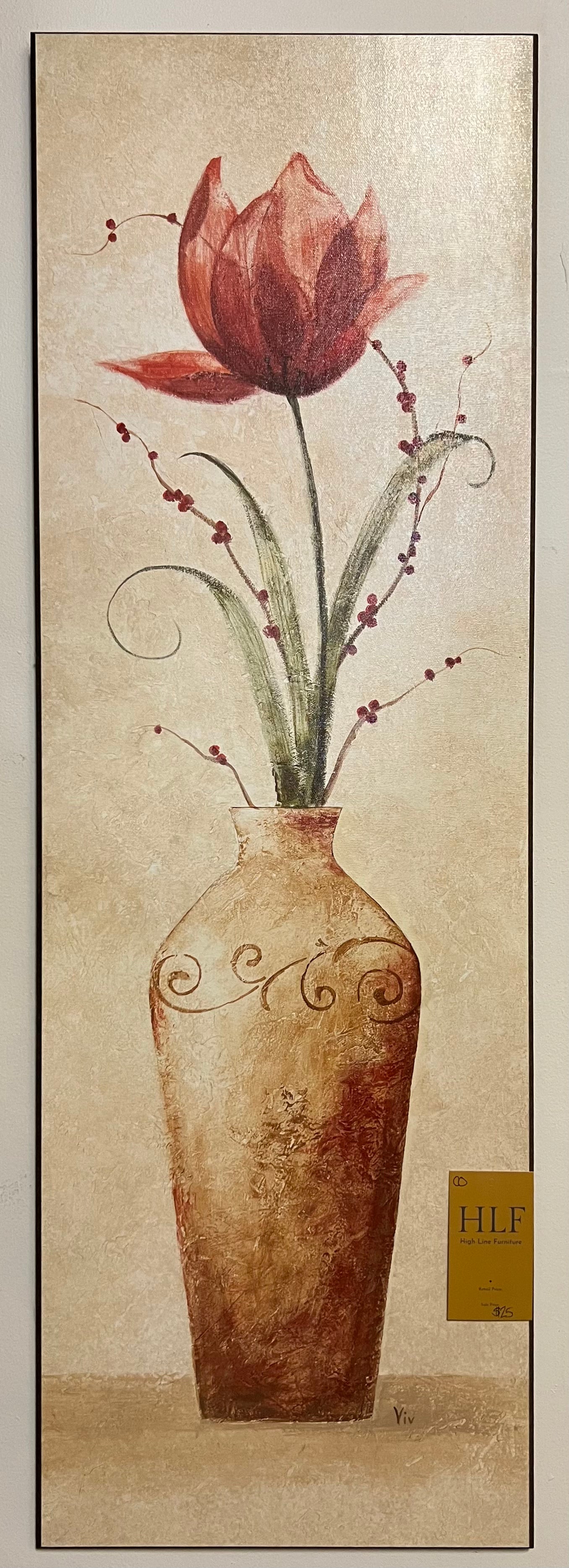 Flower in Vase Wall Art