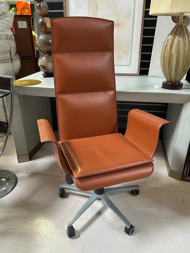 Mariani Leather Wing Executive Desk Chair