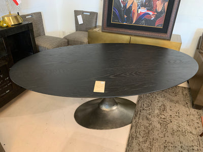 Restoration hardware aero oval dining table