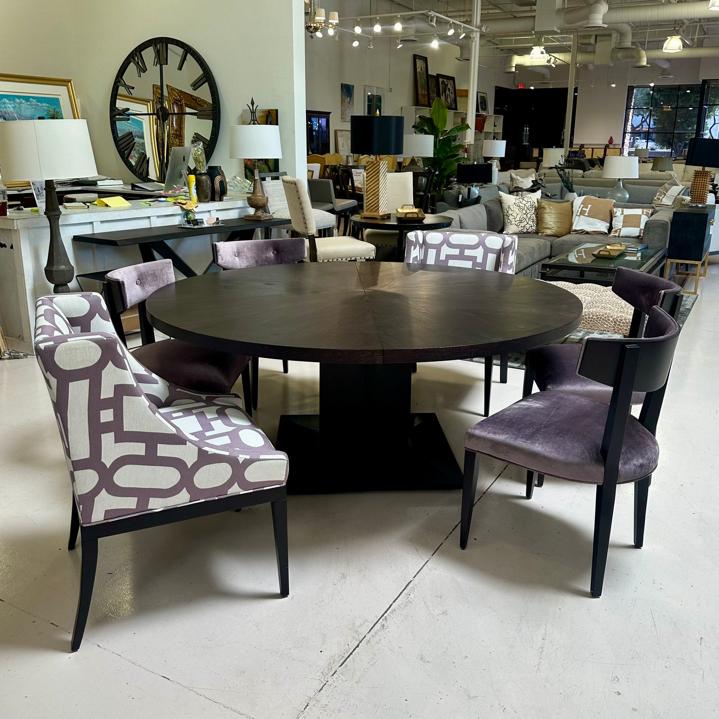 Contemporary Custom Dining Table & Chairs