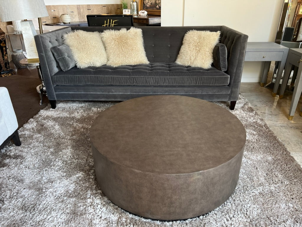 Arhaus Malone Round Plinth Coffee Table