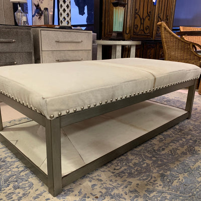 Cowhide Ottoman