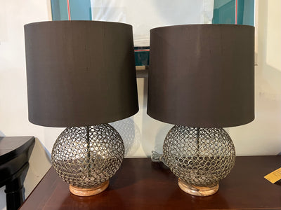 Arteriors Sphere Table Lamps Pair