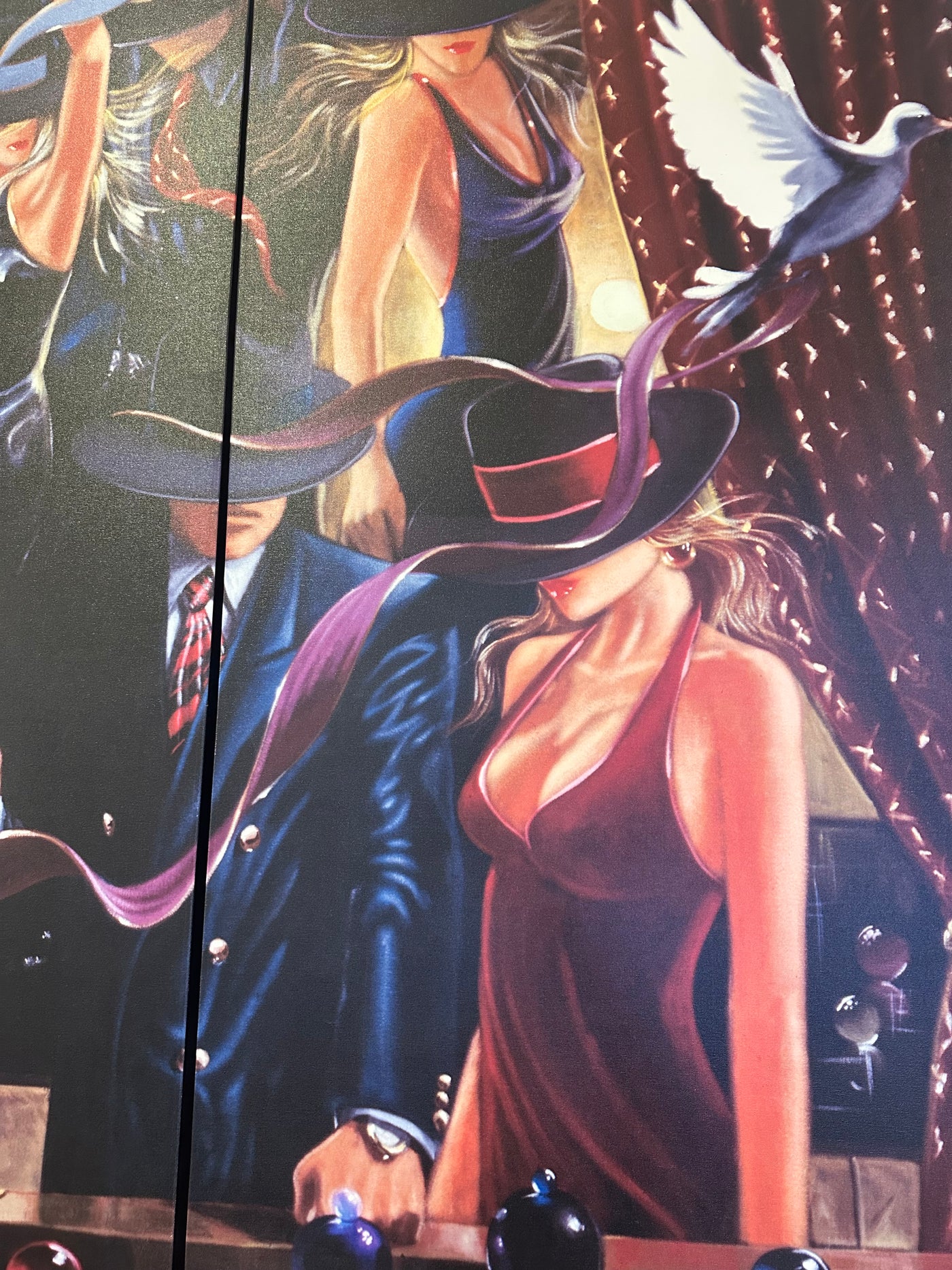 Victor Ostrovsky "End Game" Triptych Artwork