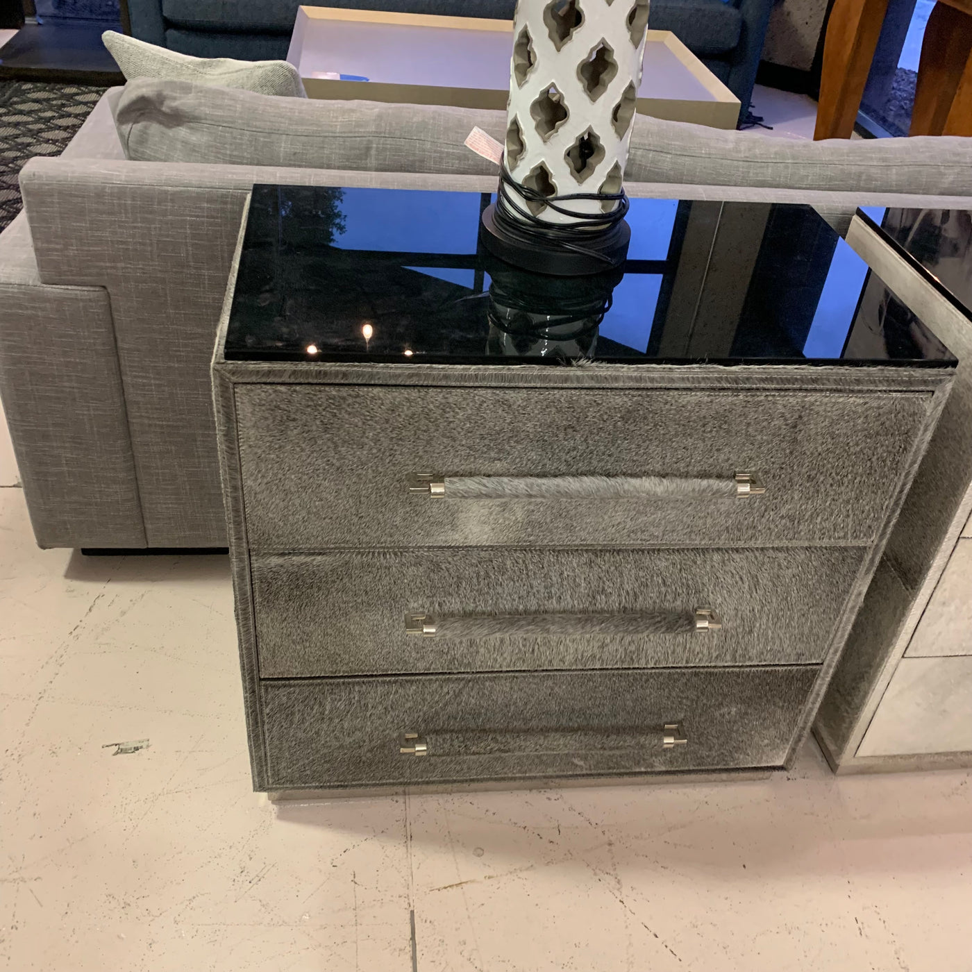 Bernhardt Cowhide Night Stands