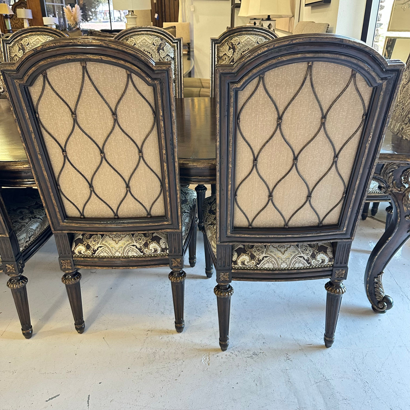 Marge Carson Trianon Court Dining Table & Chairs Set