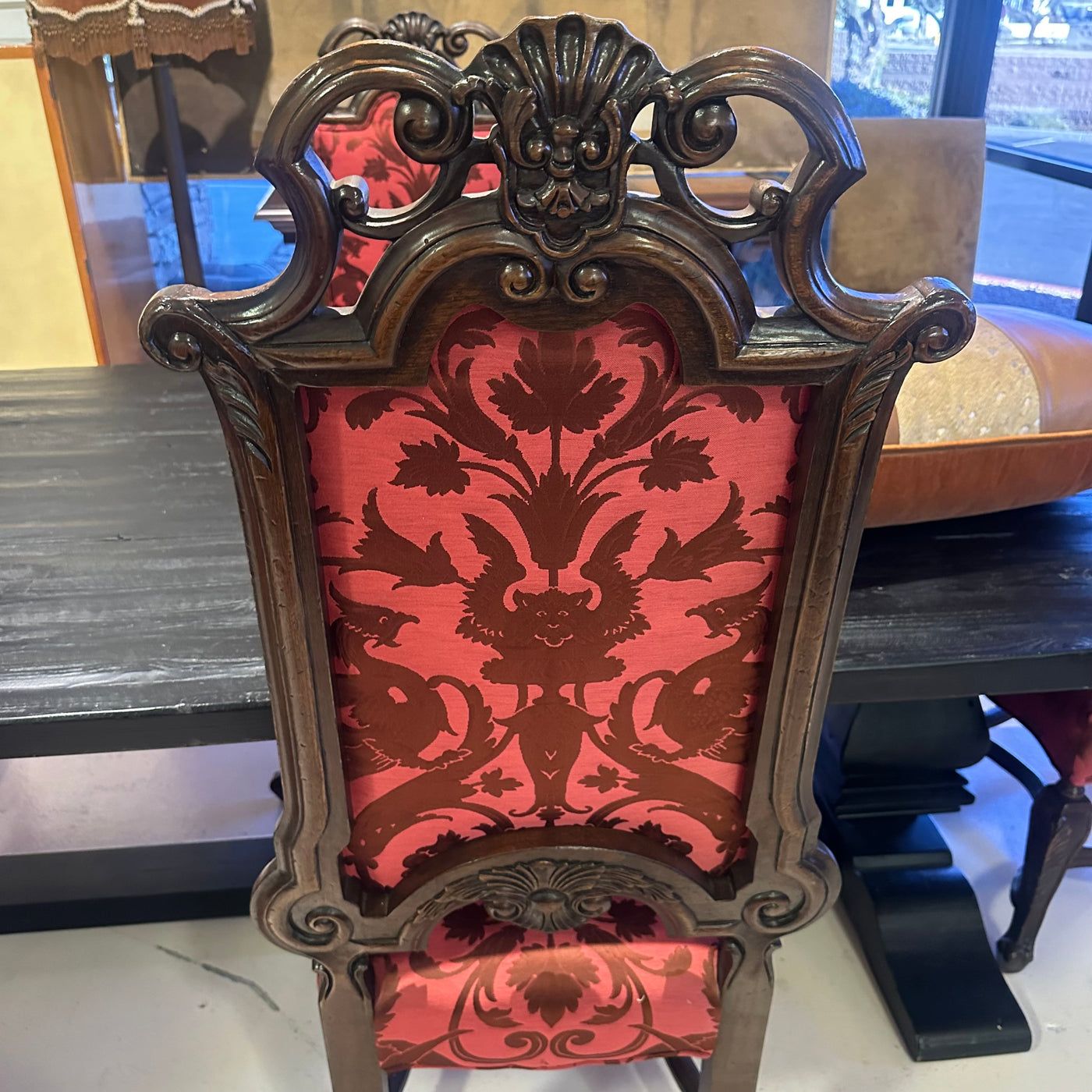 Antique Victorian Walnut Dining Room Chairs