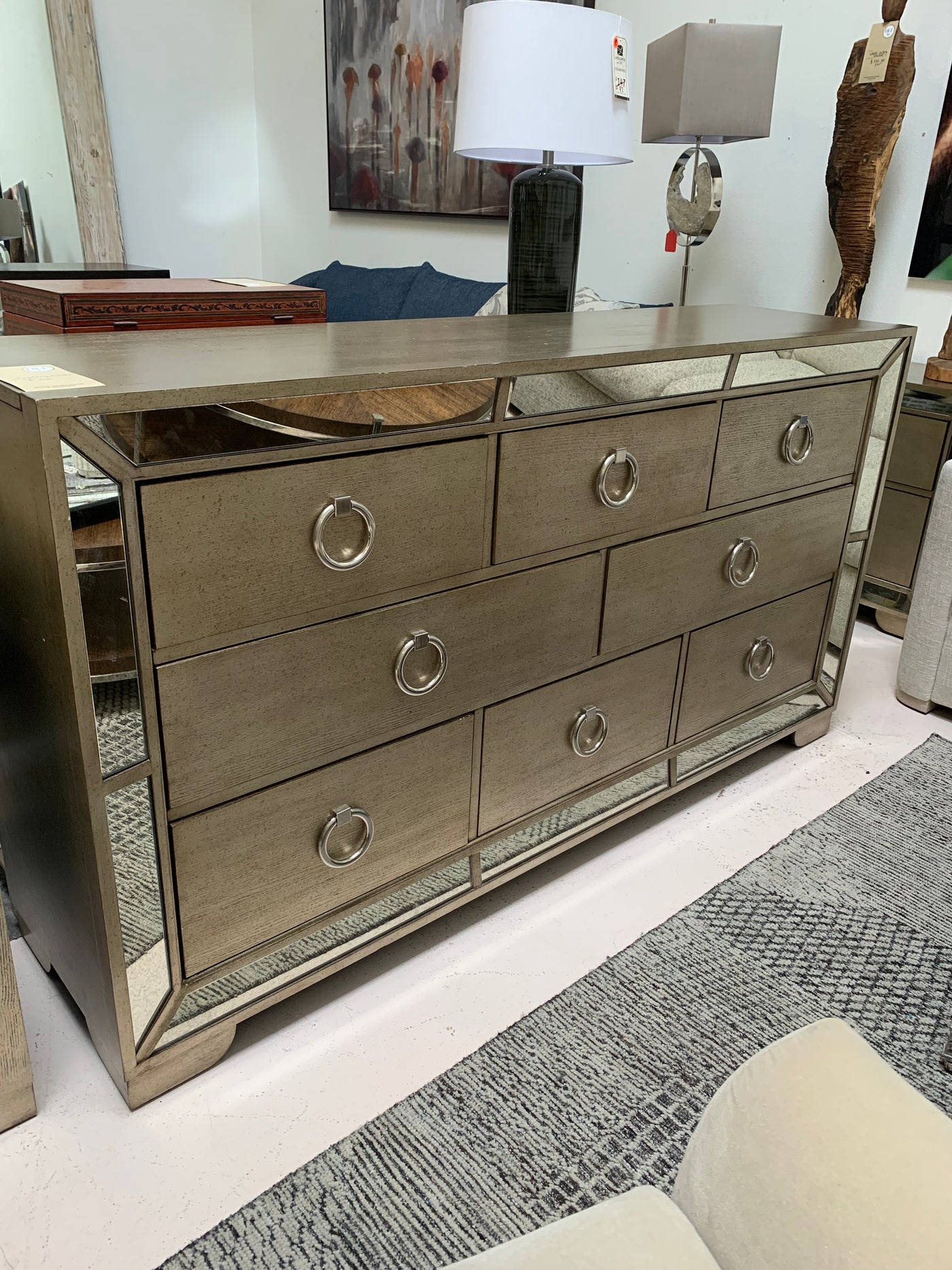 Z Gallerie gold dresser