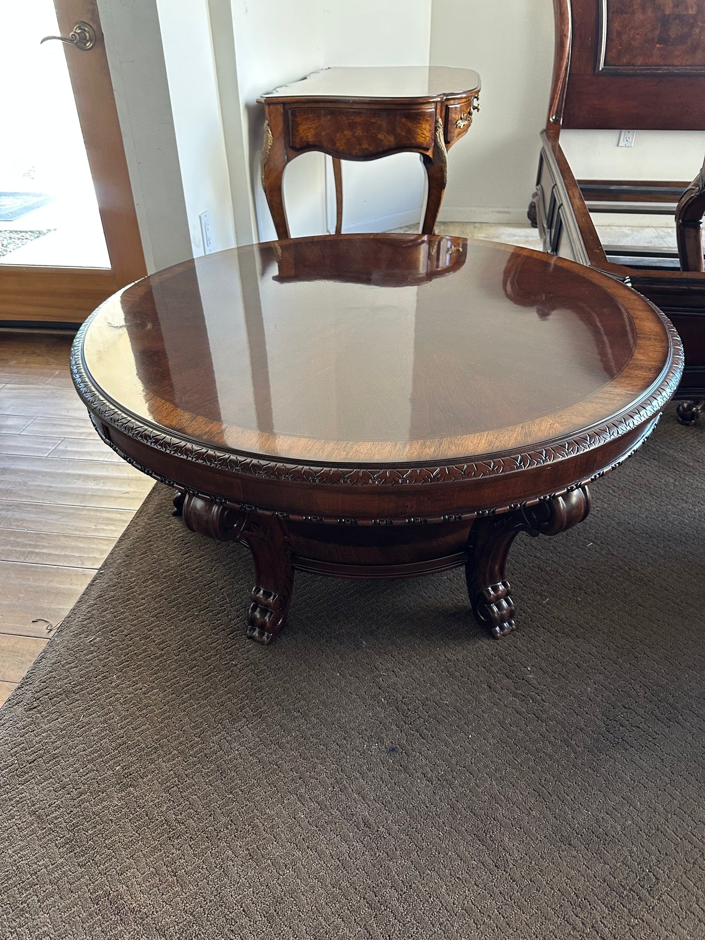 Johnathan Charles Mahogany coffee table