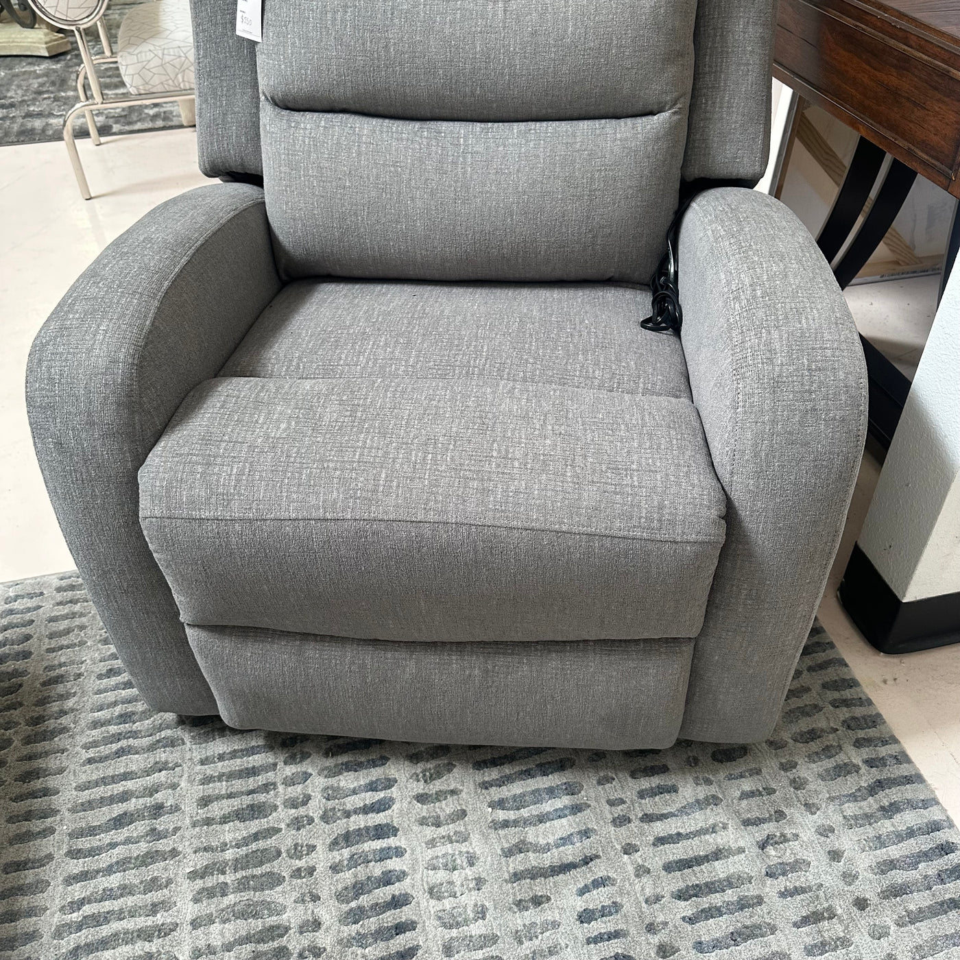 Gray Recliner Accent Chair