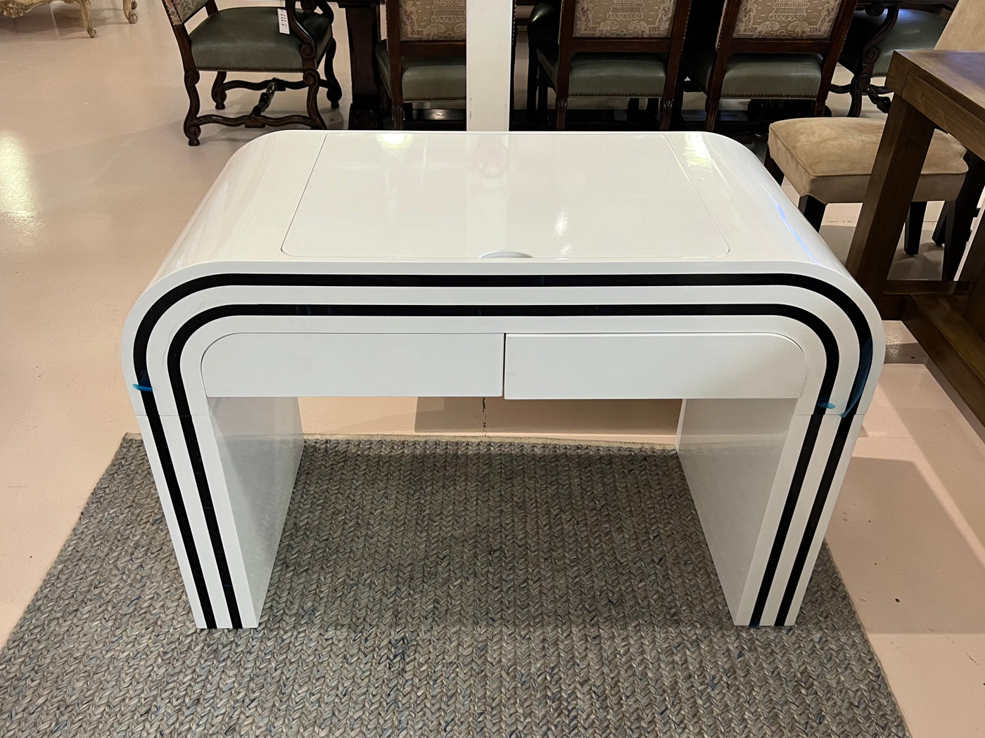 Waterfall Vanity Convertible to Console Table