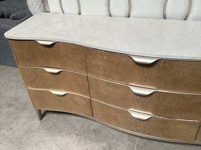 Michael Amini Aico Malibu Crest Marble Dresser