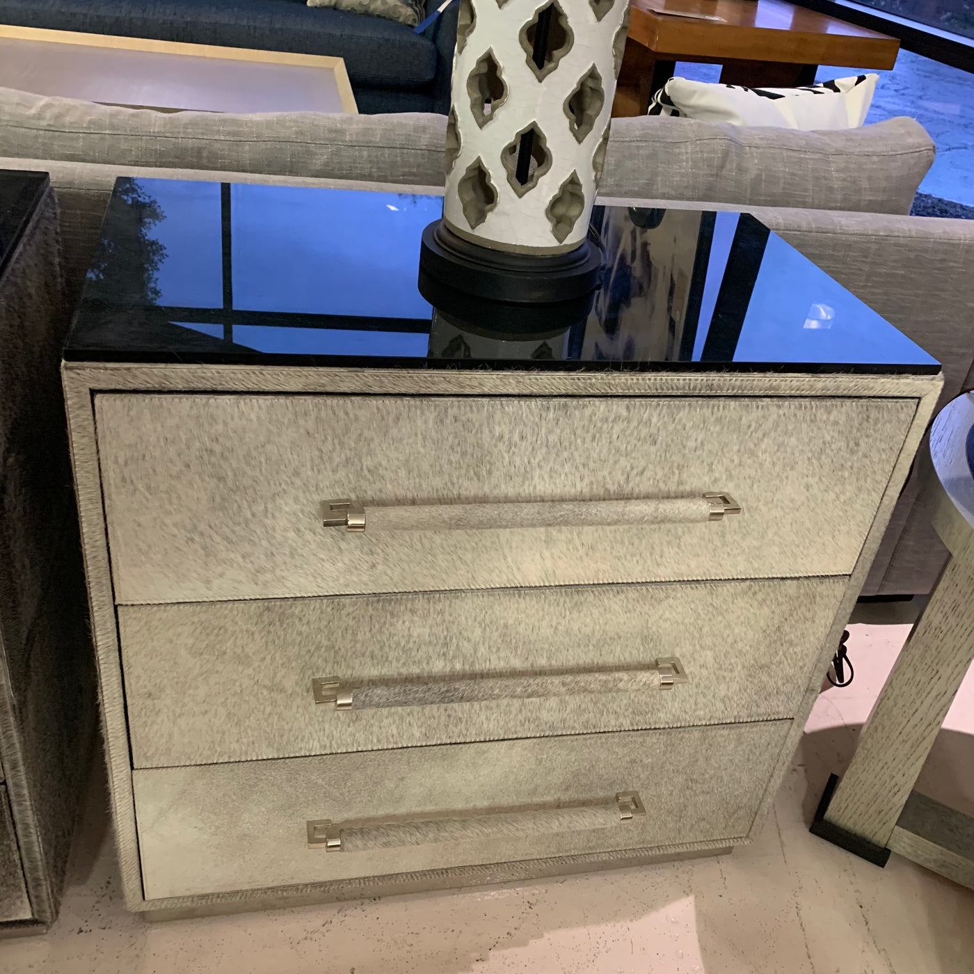 Bernhardt Cowhide Night Stands