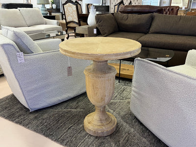 Century Furniture Washed Oak Pedestal Table