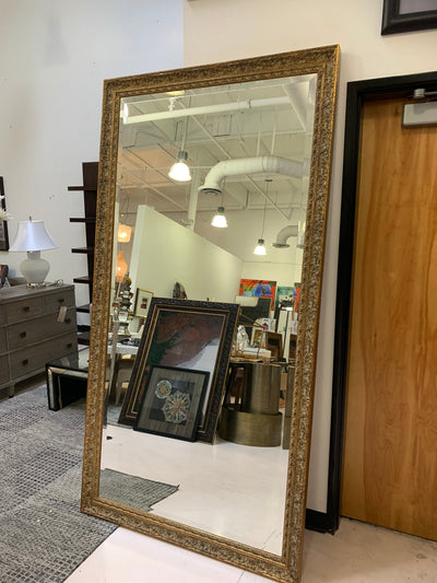 Large Gold Framed Floor Mirror
