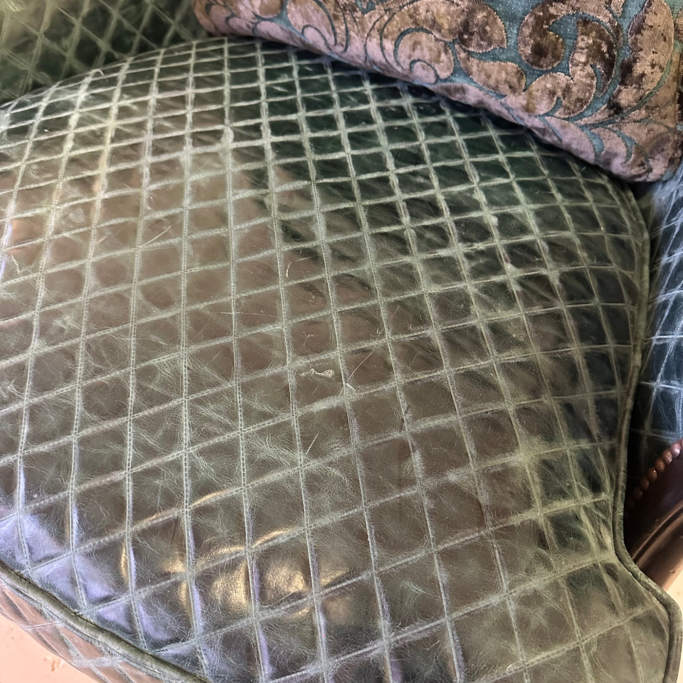 Paul Robert Leather Wingback Chairs
