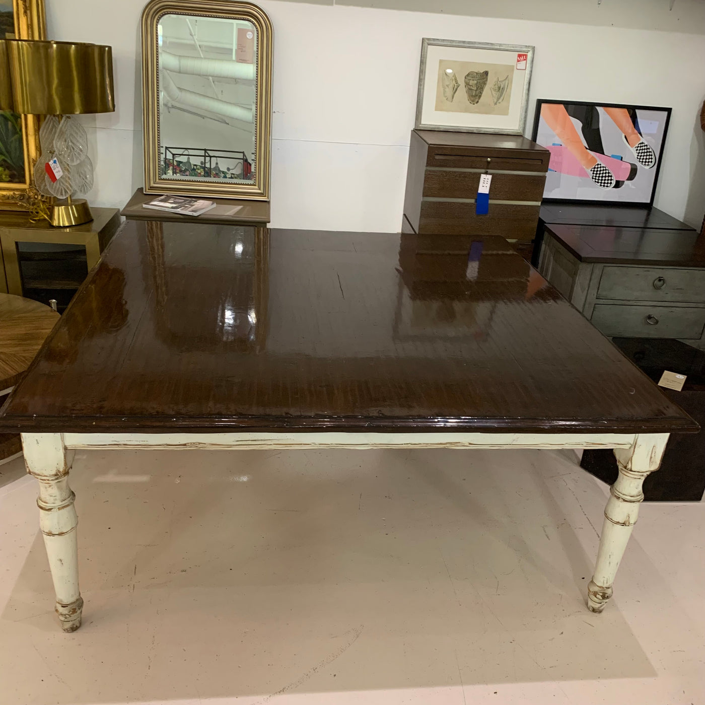 “Farmhouse” Style Dining Table