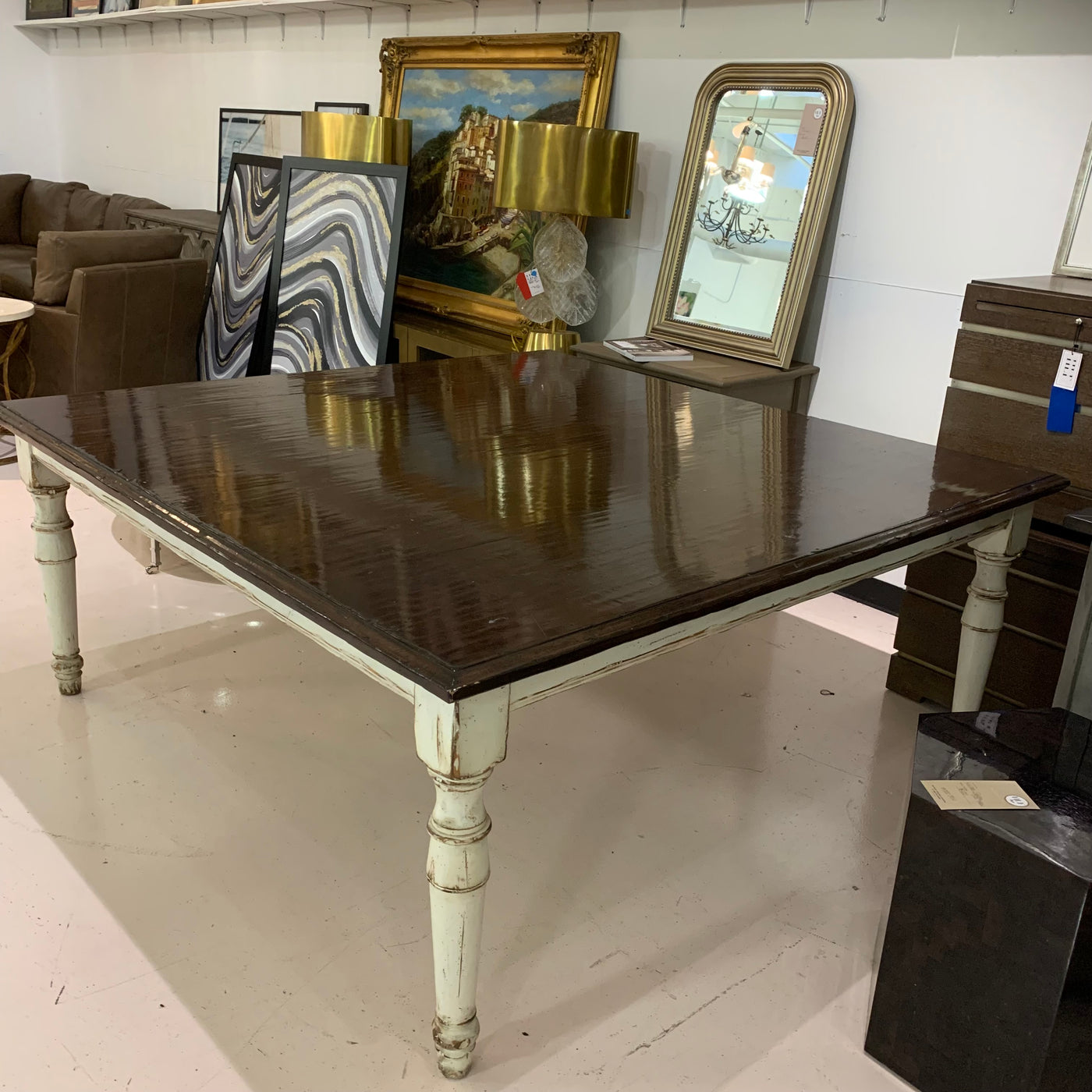 “Farmhouse” Style Dining Table
