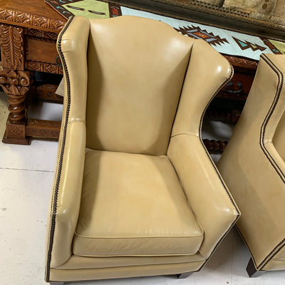 Henredon Nailhead Leather Accent Chair