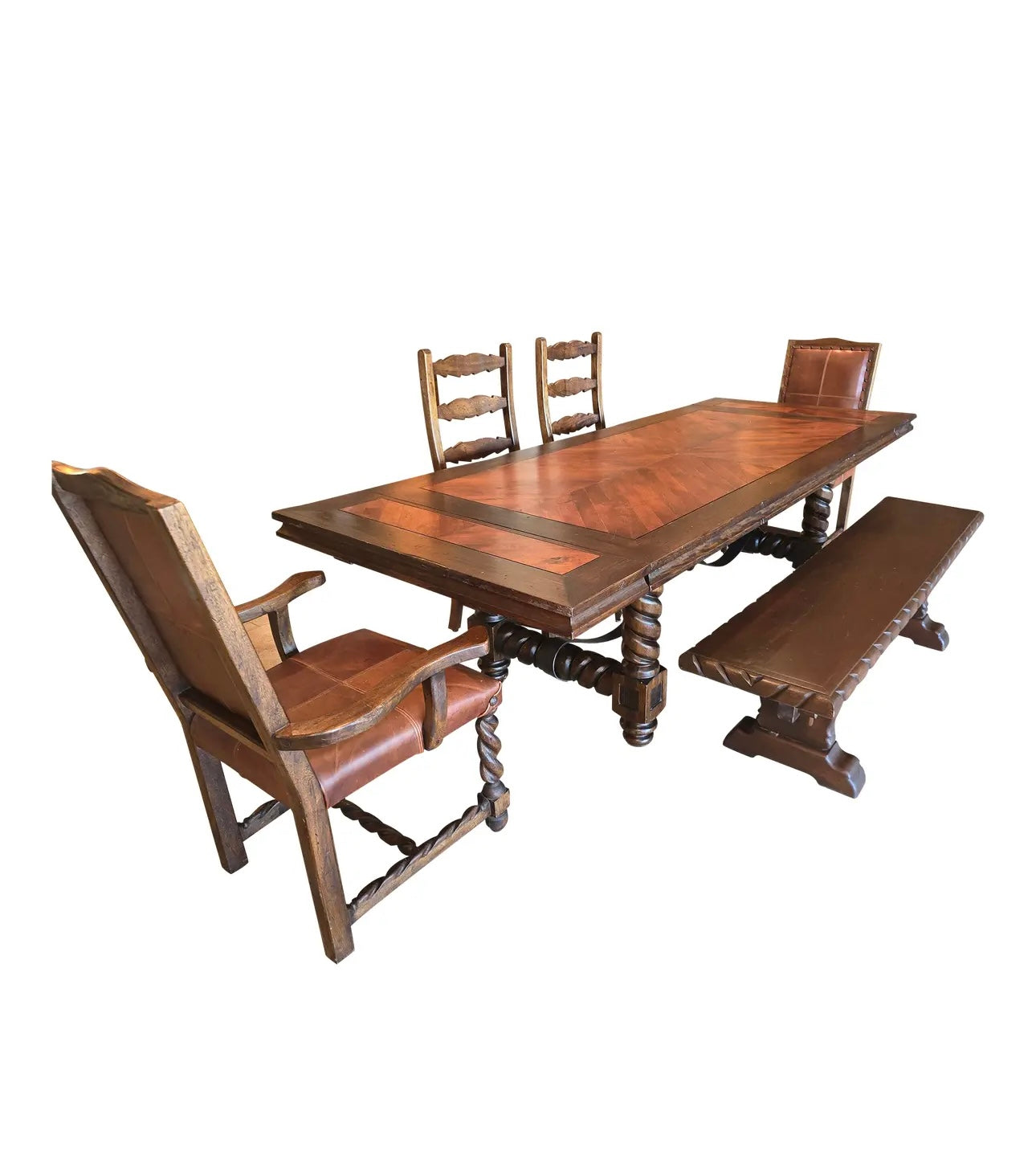 Mesquite Twist Dining Table Set