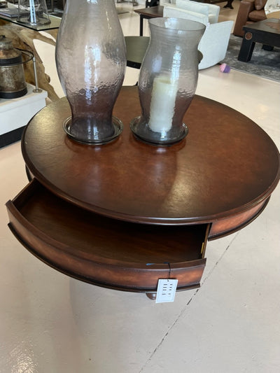 Ralph Lauren Leather Top Centre Table