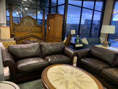 Leather Sofa Set