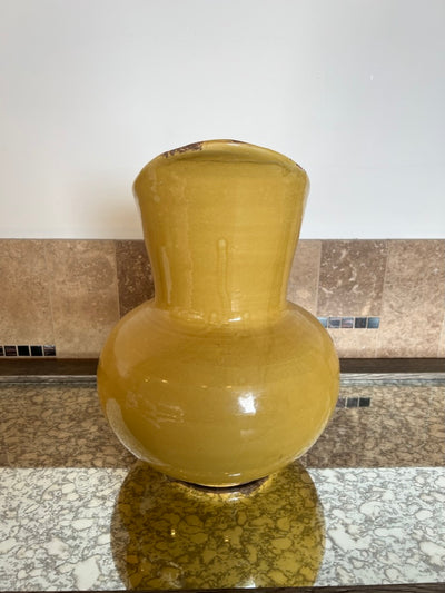 Yellow Fortunata Italian Ceramic Vase
