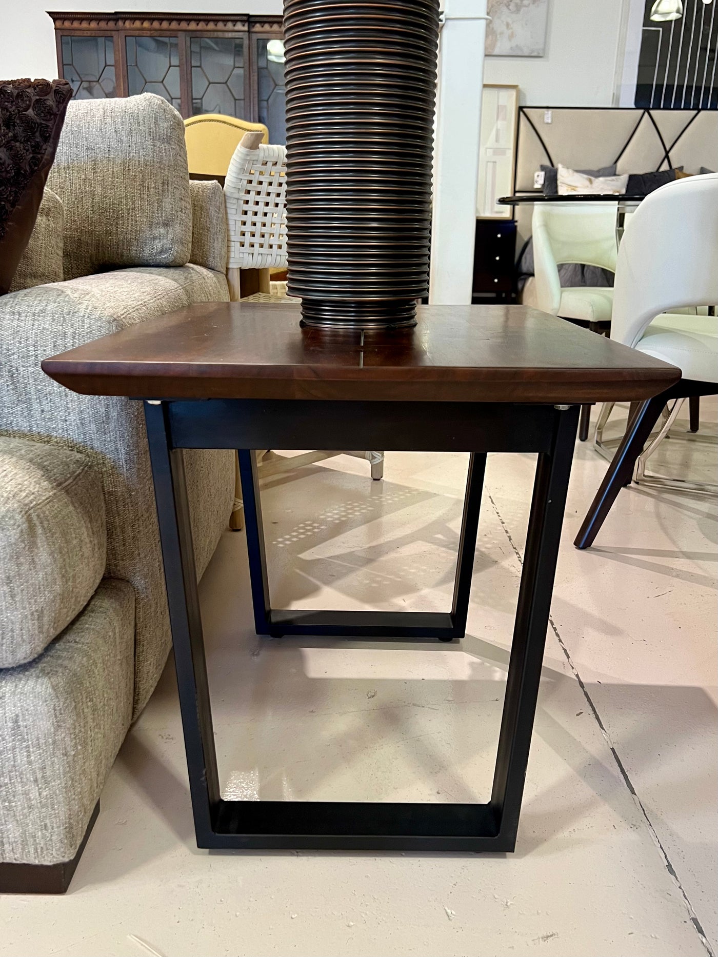 Walnut Live Edge End Table - 2 Available