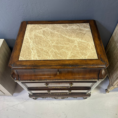 marge carson granite nightstand