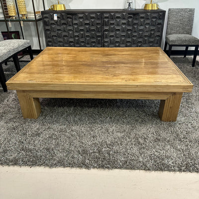 Oversized Wood Coffee Table