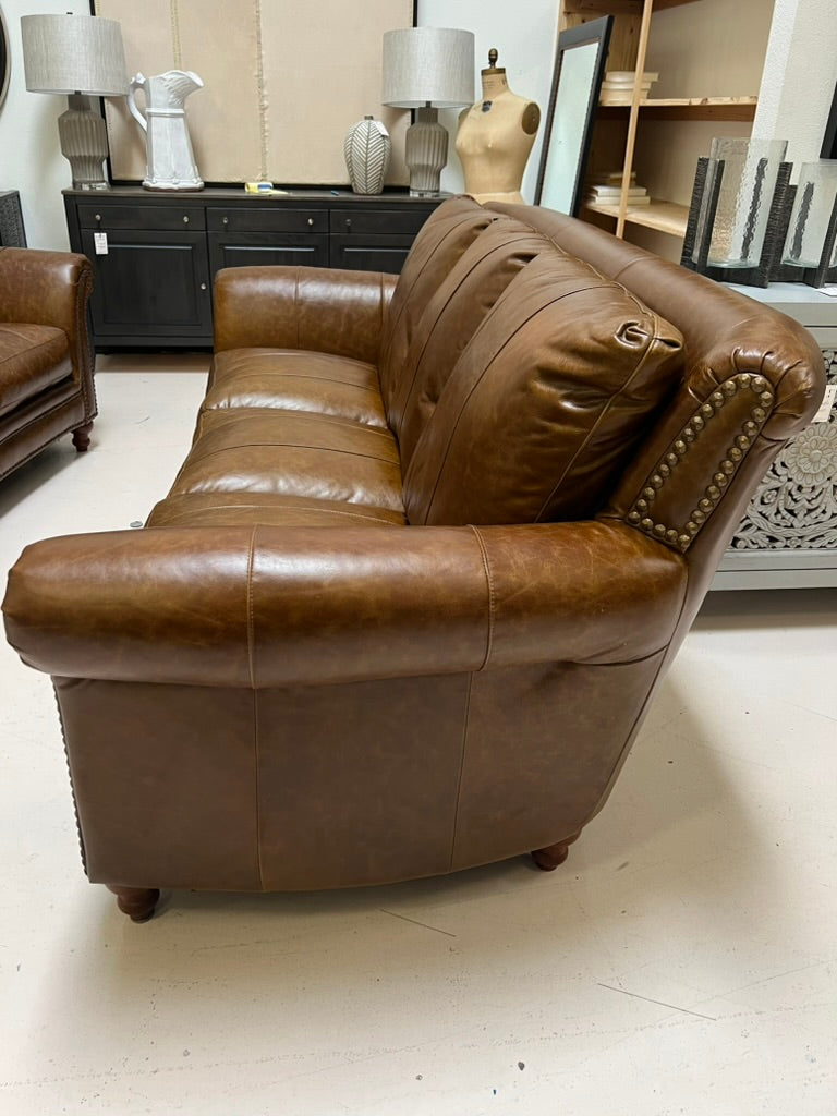 Leather Italia Butler Sofa & Loveseat